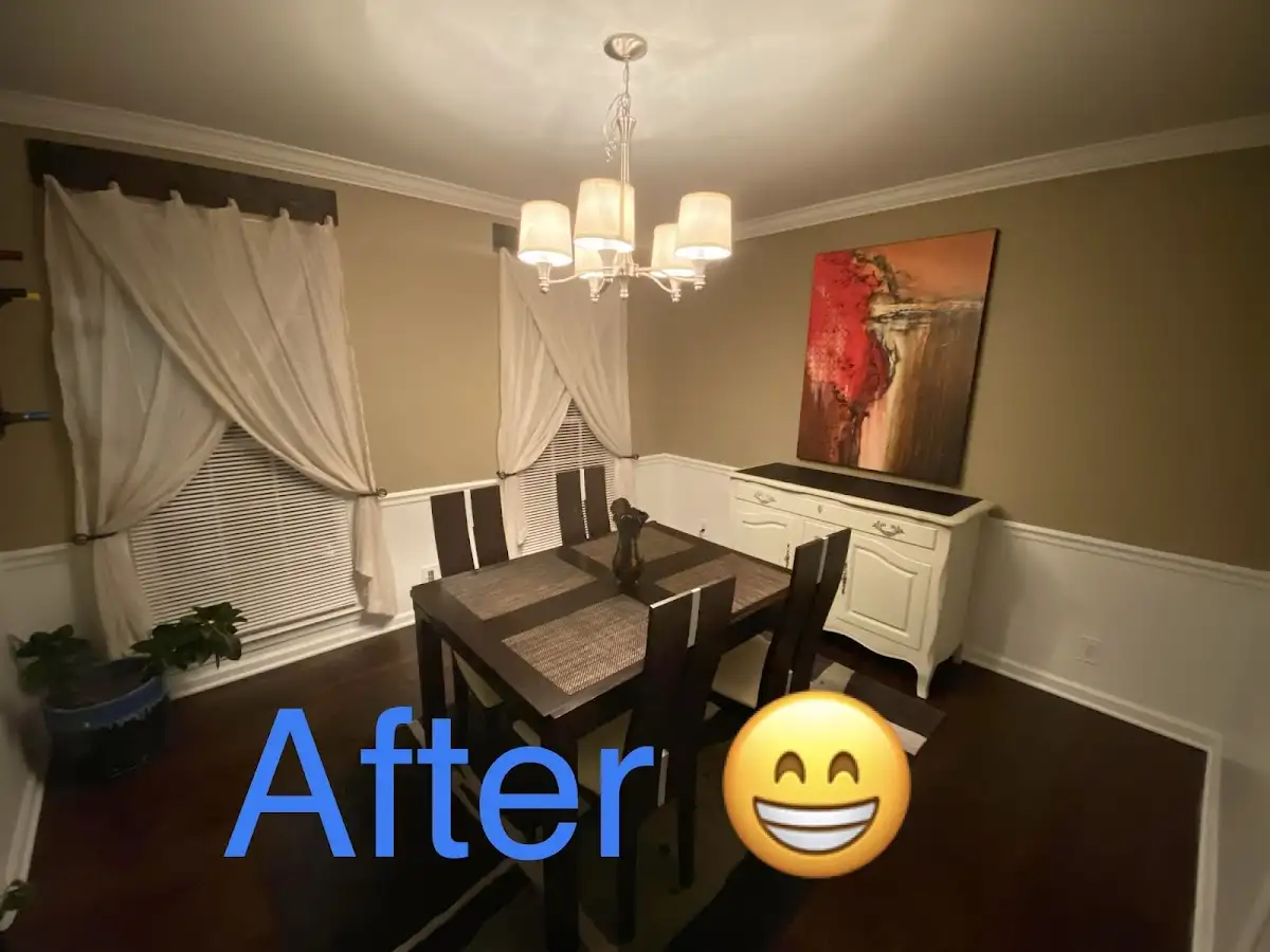 Professional dining room restoration after water damage in Lincoln